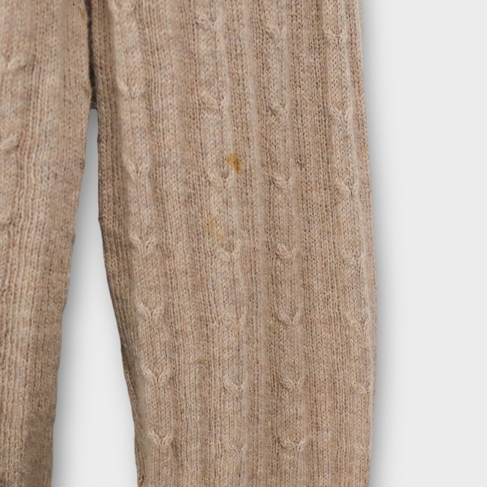 Pendleton Beige Cable Knit Ribbed Sweater Men’s L… - image 5